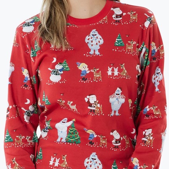 Rudolph® Adult Organic Cotton Pajama Set - PB - Picture 2 of 10